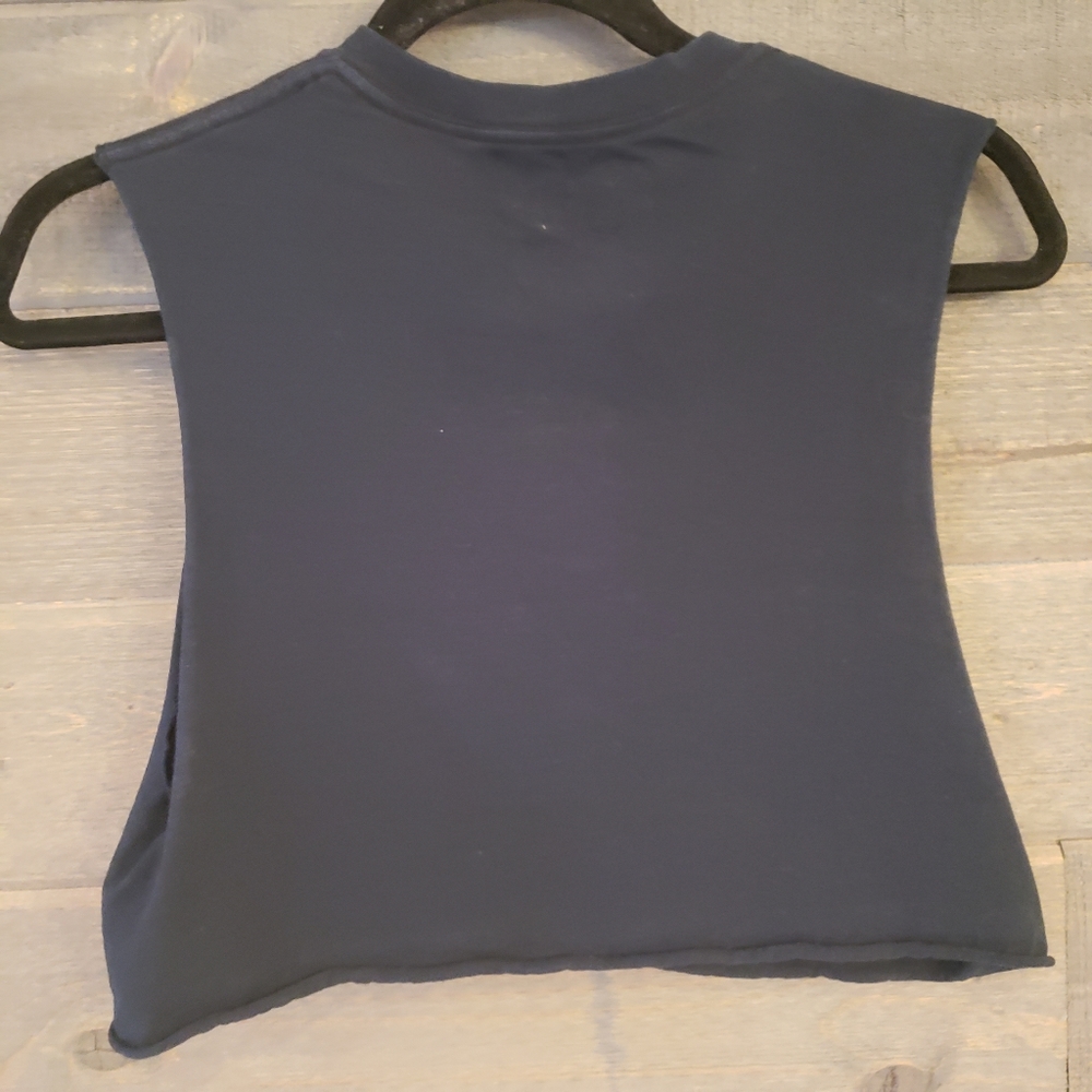 AC/DC Graphic Cotton Band Tee Small Cropped - Picture 6 of 6